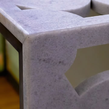 Detail of a privately commissioned table